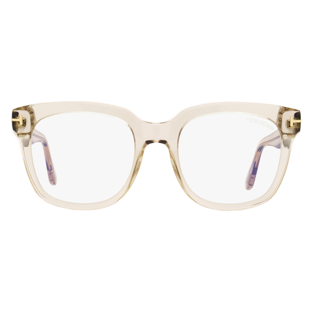 Tom Ford TF5537B Blue Block Eyeglasses 072 Transparent Rose 52mm FT5537 - Picture 2 of 3
